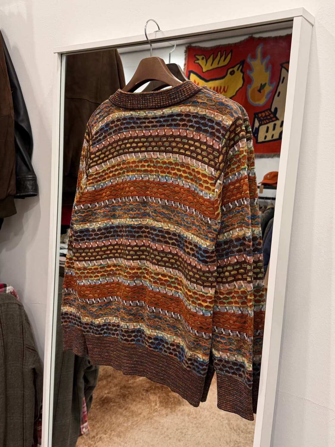 90s Missoni 미쏘니 멀티컬러 케이블 니트 (made Italy) 상품이미지4