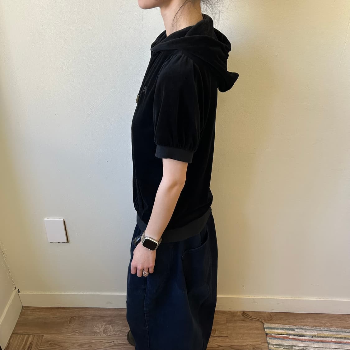 버버리 벨벳 트레이닝 집업 상품이미지2