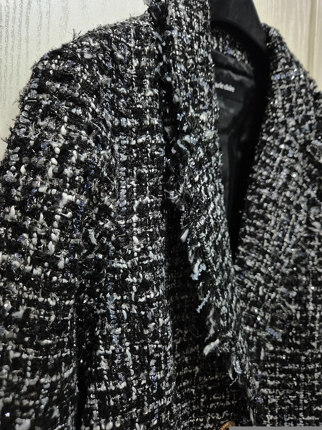 마리끌레르. 트위드 자켓 블랙 상품이미지3