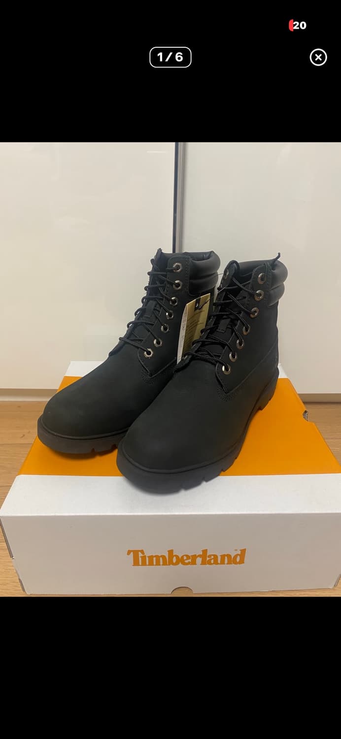 팀버랜드 검정 275 새상품 상품이미지1