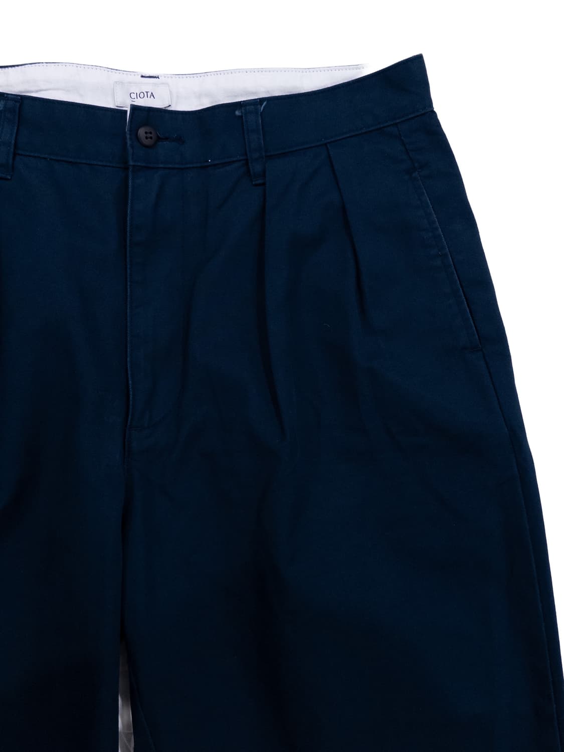 CIOTA 2 Tuck Chino Cloth Pants Light 상품이미지3