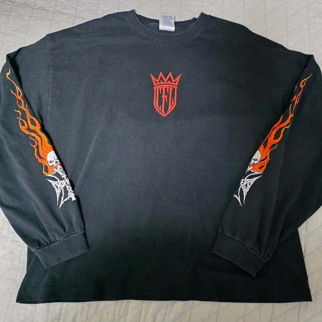 [2XL] 빈티지 WCC 웨스트 코스트 차퍼스 플레임 롱슬리브 상품이미지3