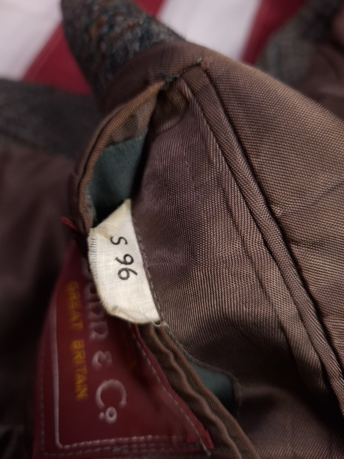 90's 일본판 해리스트위드 3버튼 블레이져 상품이미지4