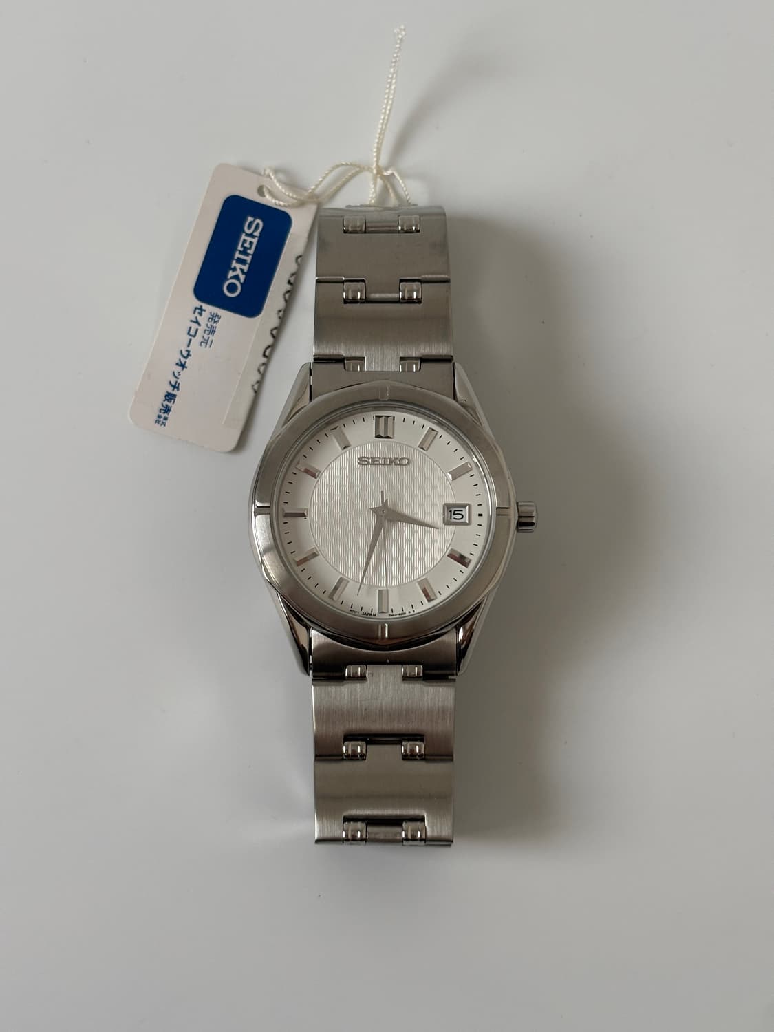 1990s White Dial Silver Quartz 상품이미지1