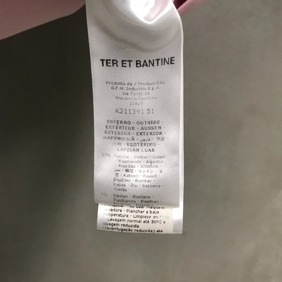 테레반티네 슬리브리스 블라우스 핑크 40(W) 상품이미지5