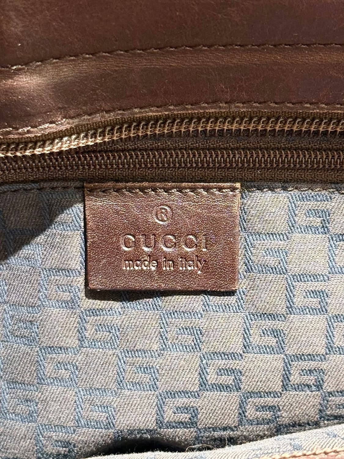 구찌 브라운 오피디아 스웨이드 토트백 상품이미지7