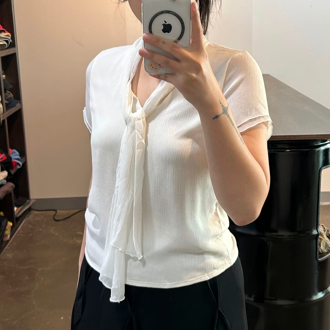 페어리 스카프 블라우스 상품이미지2