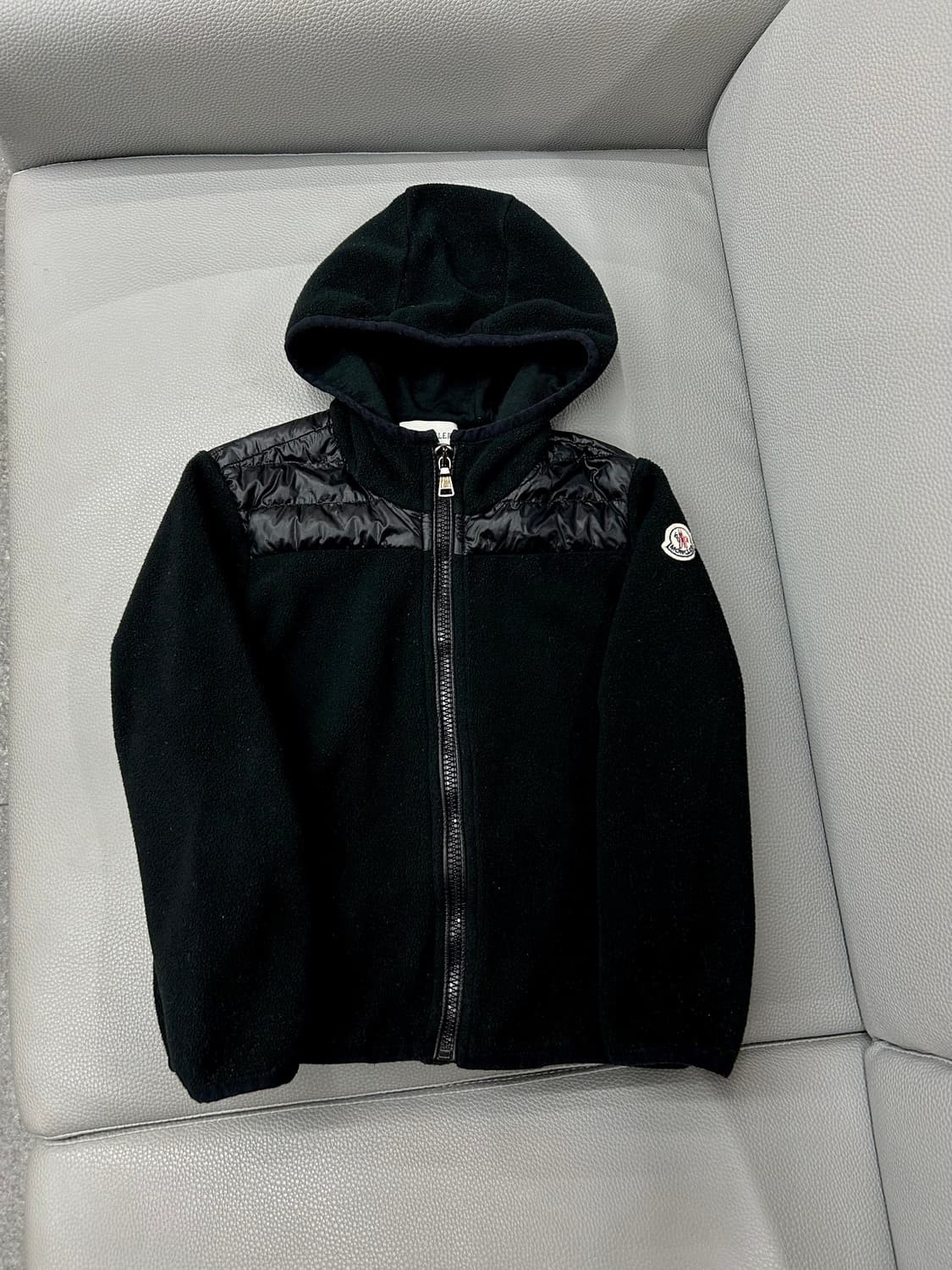 몽 클 레 어 키즈 기모 어깨패딩 후드집업(5세) 상품이미지1