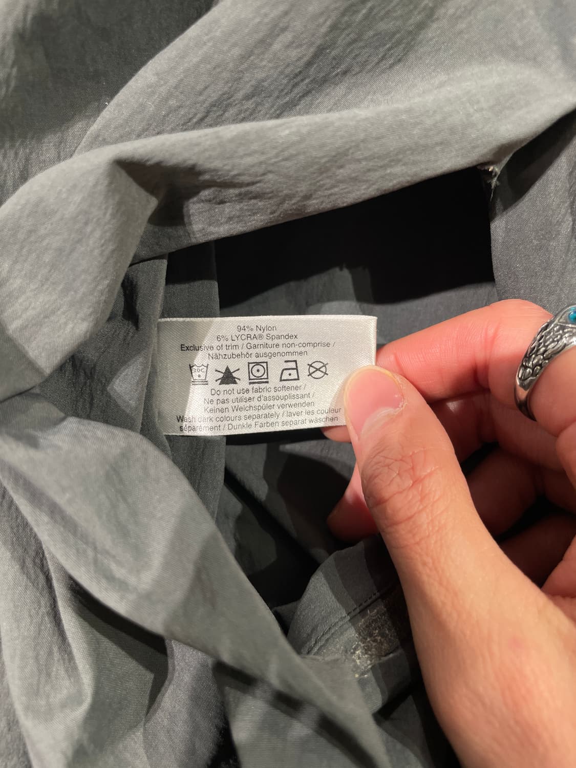 아크테릭스 베일런스 그레이 나일론 윈드 브레이커 상품이미지8