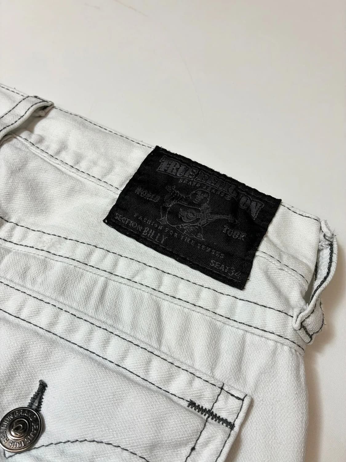 트루릴리젼 00s y2k USA 세미 부츠컷 데님 팬츠 PN8379 상품이미지6