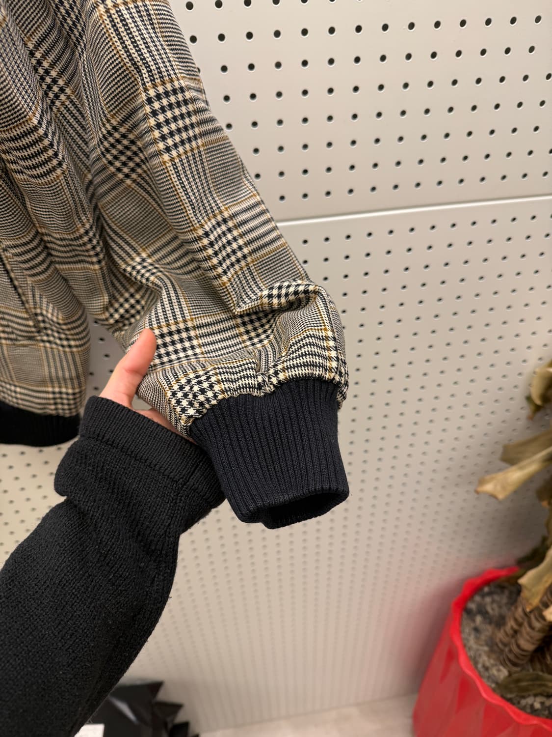 라코스테 레트로 글랜체크 양면 해링턴 자켓 U297 상품이미지3