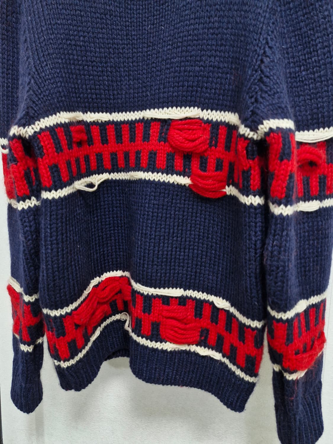 [M] 캘빈 클라인 205W39NYC FW18 디스트레스드 울 니트 상품이미지4