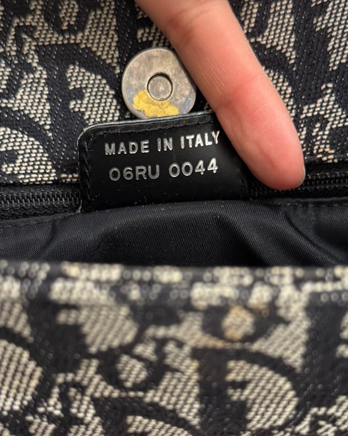 크리스찬 디올 오블리크 캔버스 레더 트리밍 트로터 토트백 상품이미지8