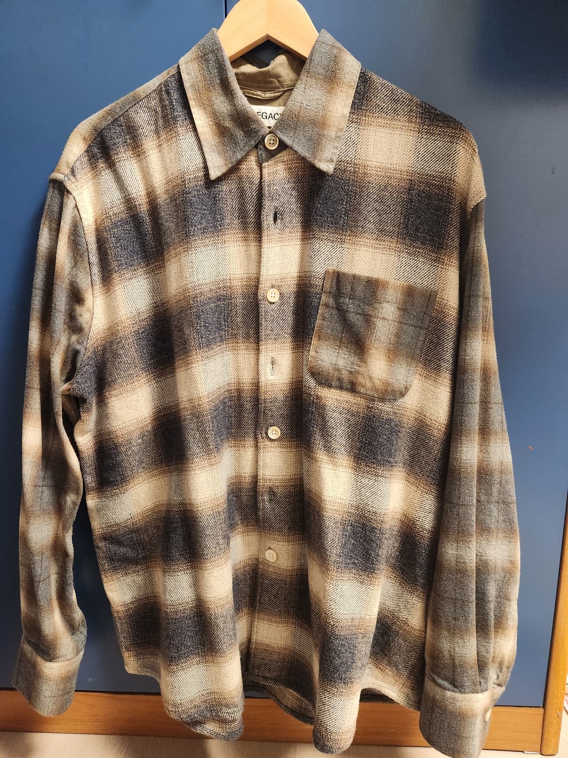 아워레가시 어보브셔츠 도일 체크 48 상품이미지1