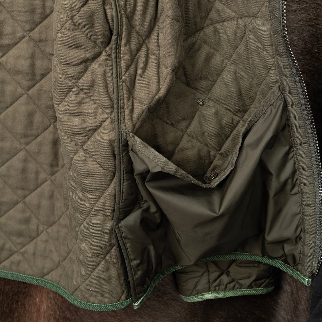 [M] 폴로 랄프로렌 퀼팅 / 퀼티드 자켓 올리브 MO-2398  상품이미지10