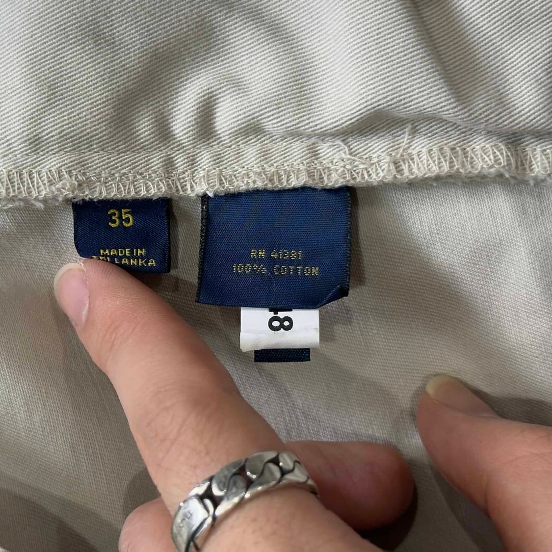 폴로 랄프로렌 노턱 치노 반바지 W35 상품이미지4