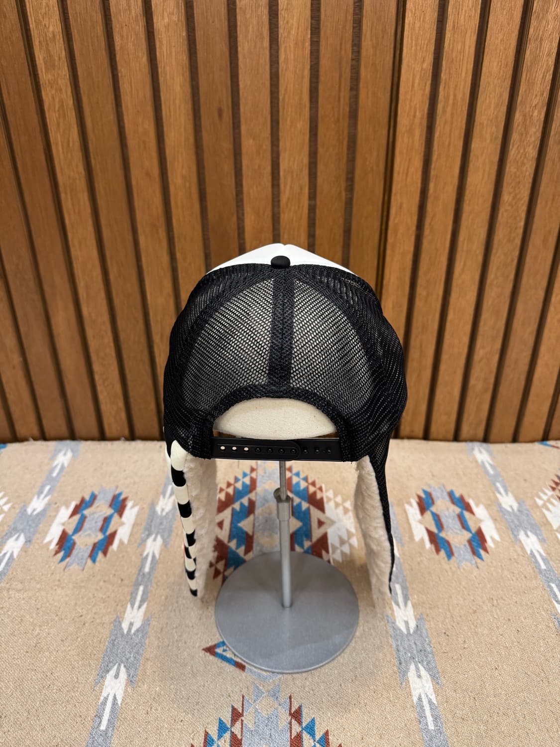 [OS] 캐피탈 컨트리 레이서 럼버 트럭 캡 체커드 레드 상품이미지3