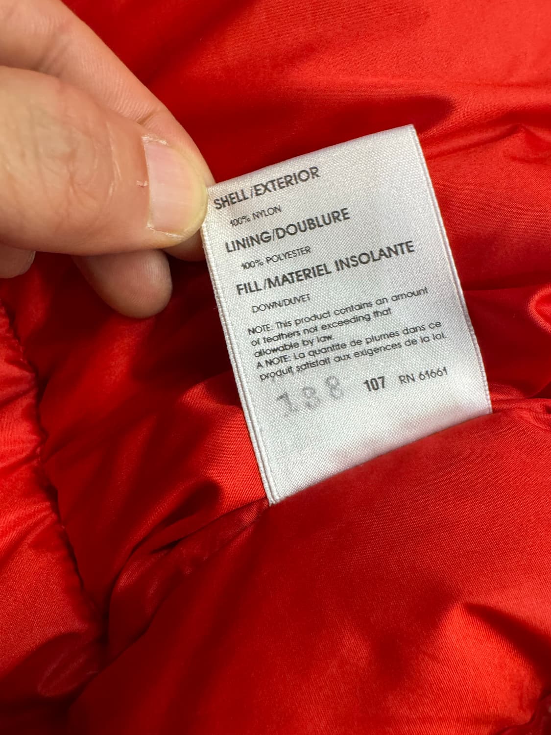 90s 엘엘빈 다운 숏패딩 상품이미지7