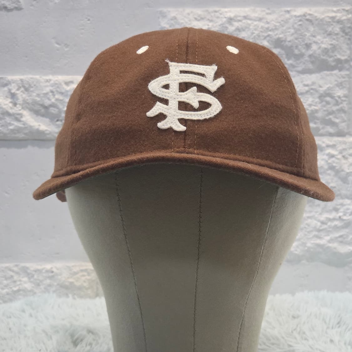 p1-8:에베츠필드 빈티지 플란넬 캡 브라운 USA(56-60) 상품이미지2