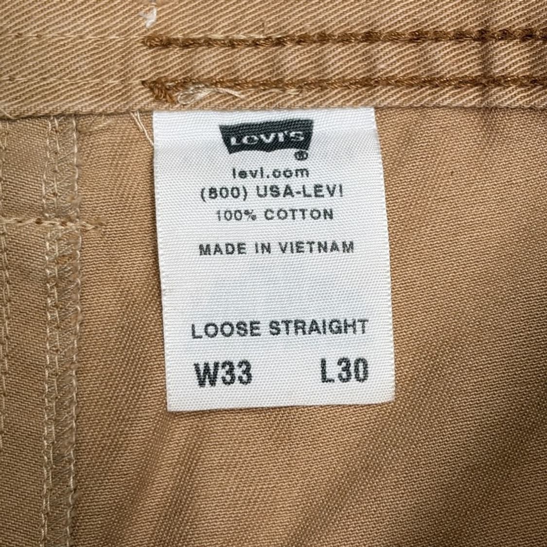 LEVI'S 루즈 스트레이트 카고팬츠 33X30 상품이미지3
