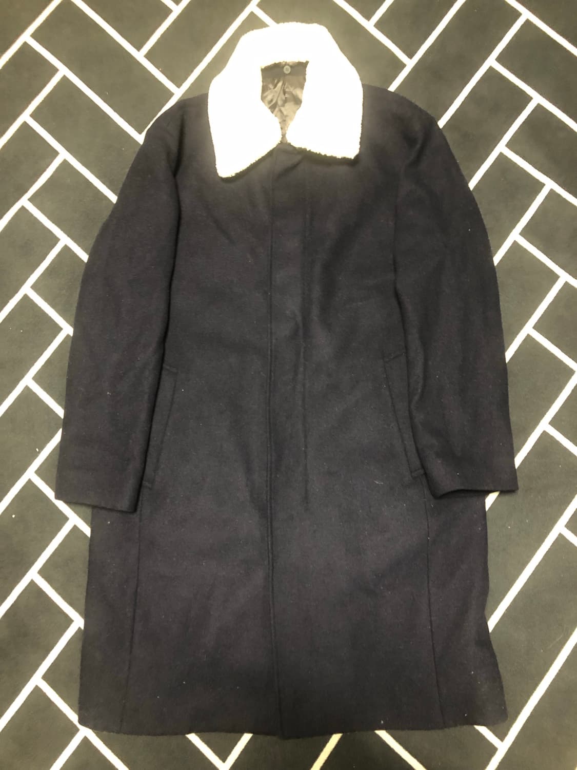 (80%할인특가중)편집샵새제품 프리미엄 양털 시어링 무스탕 코트/ 상품이미지2