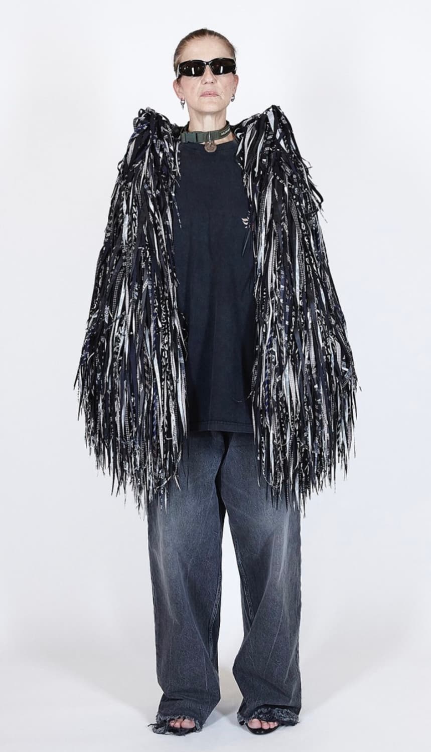 발렌시아가 21 느와르 블랙 와이드 데님 상품이미지1