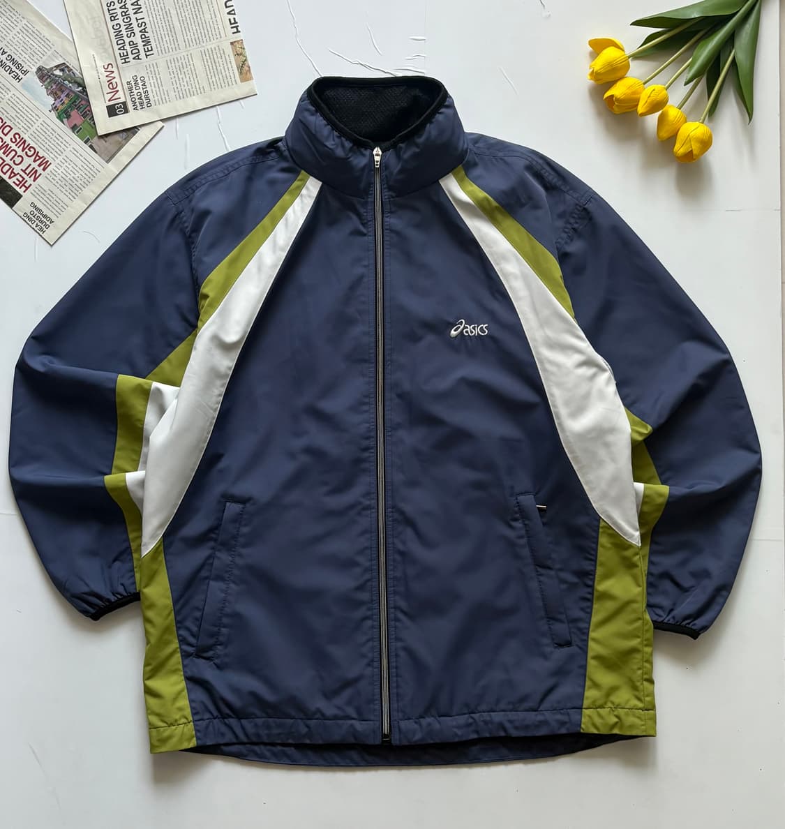 Aasics 아식스 빈티지 오버핏 윈드브레이커 상품이미지2