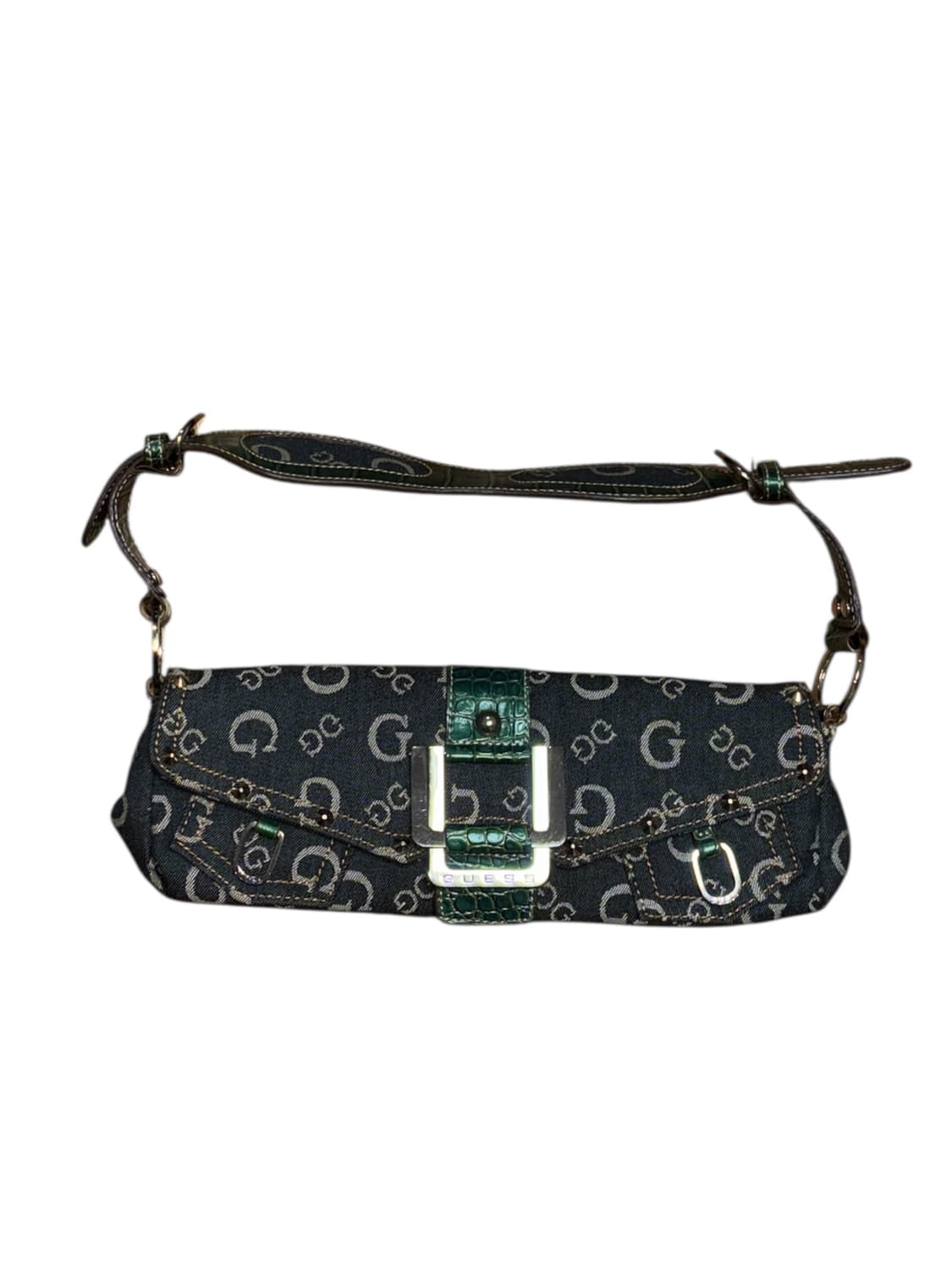 guess 게스 y2k 데님 버클 숄더백 상품이미지4
