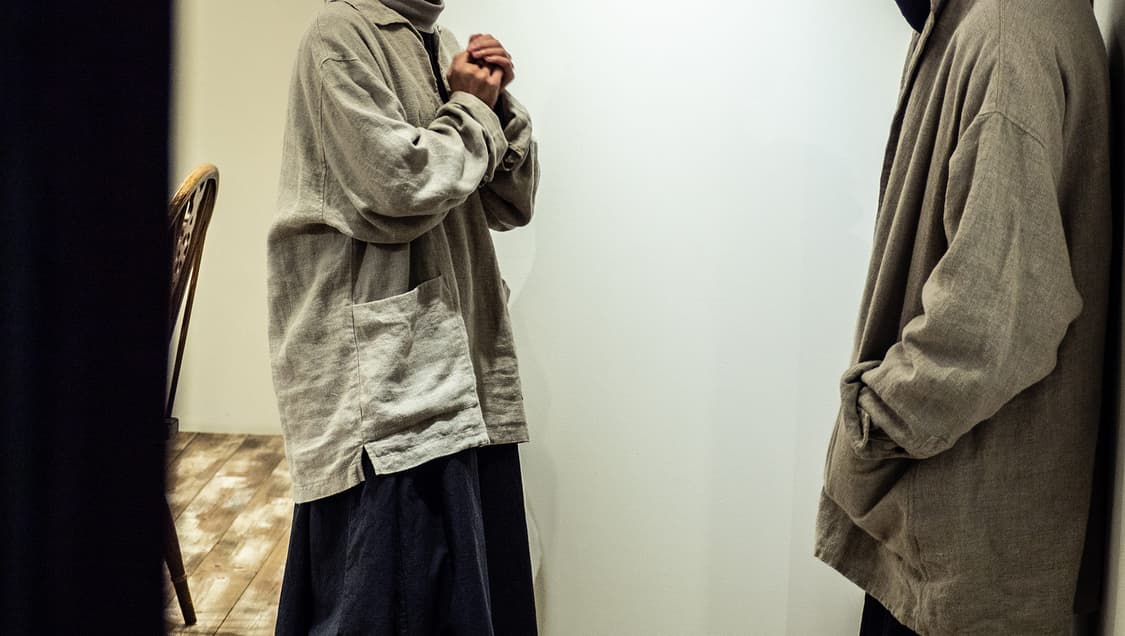 네스트로브컨팩트 인레이 린넨 셔츠자켓 상품이미지3