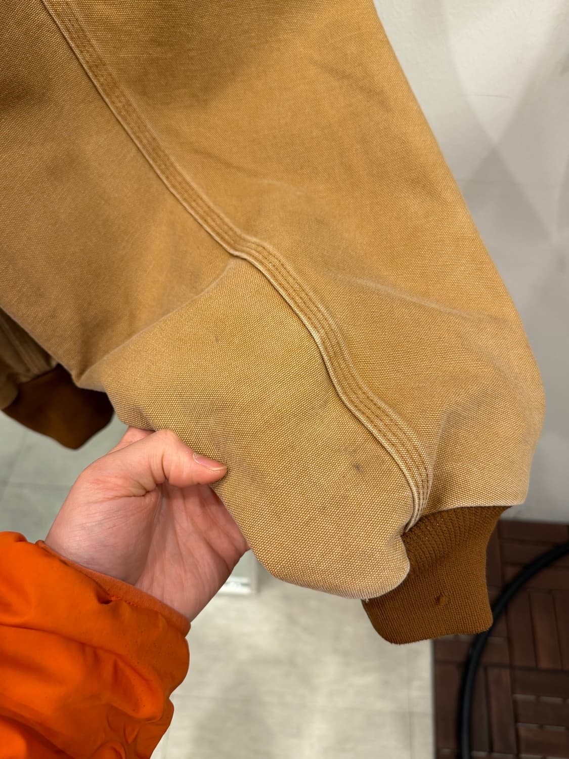 00s Carhartt 칼하트 덕 액티브 써멀 후드 워크 자켓 상품이미지6