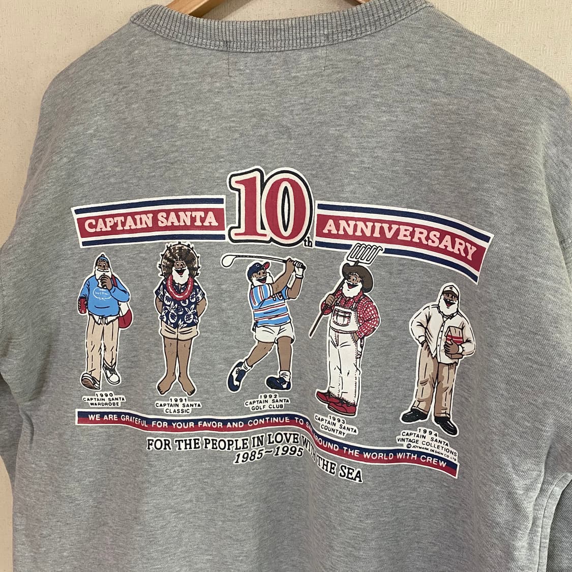 (M) Captain Santa 캡틴산타 스웨트셔츠 상품이미지5