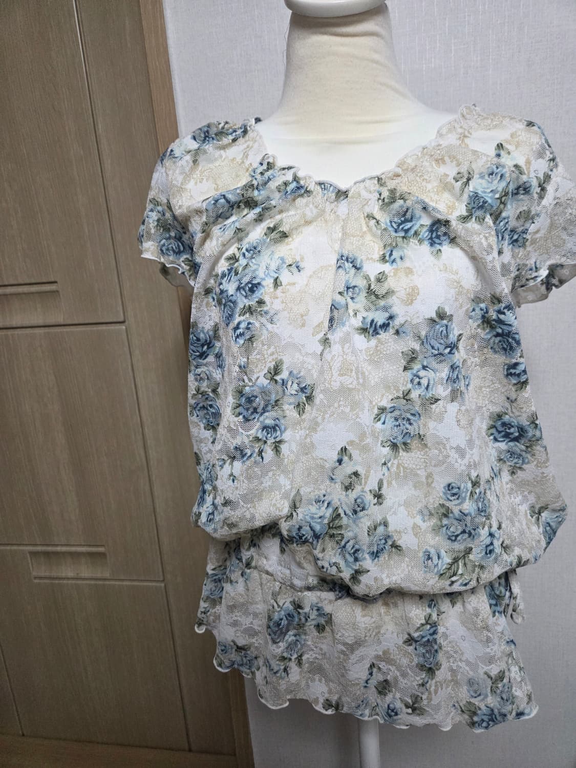 일본 빈티지 블라우스 로사체리깔 상품이미지2