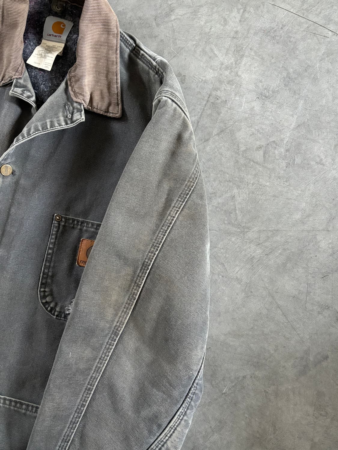 Carhartt 칼하트 그레이 워크 자켓 상품이미지6