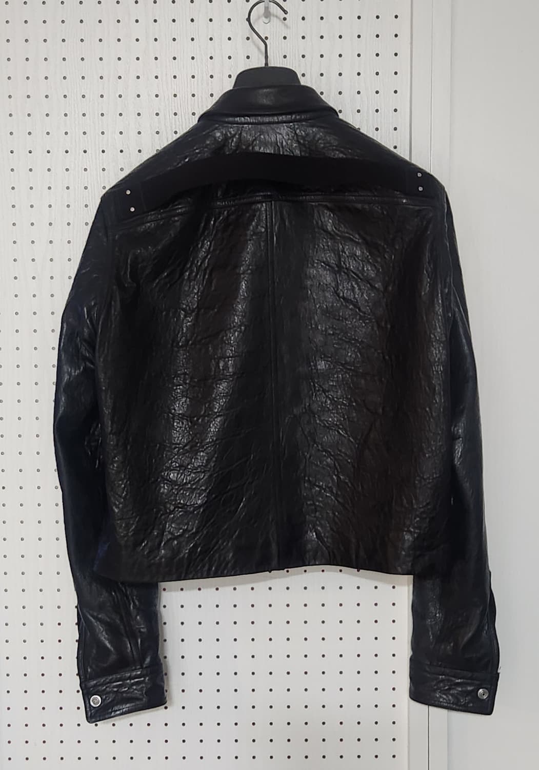 릭오웬스 SS26 TEMPLE 런웨이 투어 앨리스 레더 자켓 48사이즈 상품이미지7