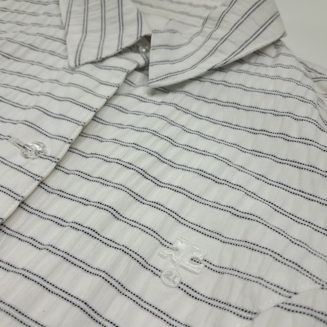 CL994 M 꾸레주 90s 일본판 시어서커 모던 스트라이프 원피스 상품이미지4