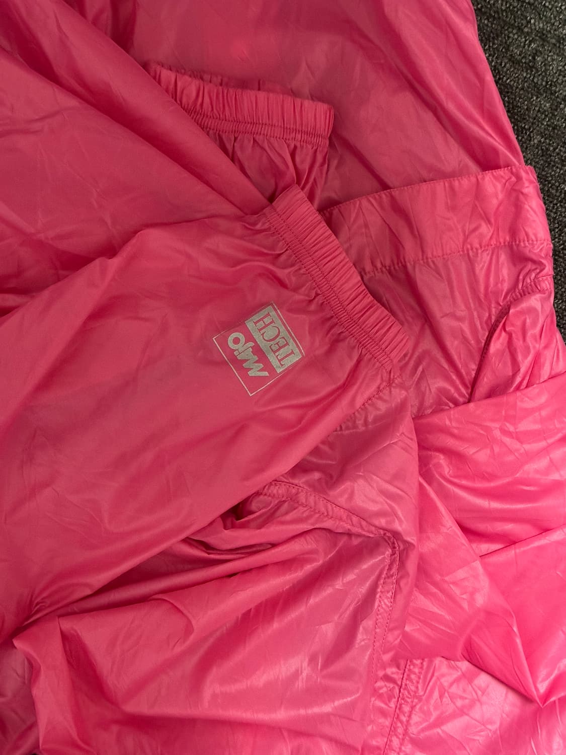 [L] 스투시 비치 쉘 링클 나일론 자켓 마젠타 상품이미지4