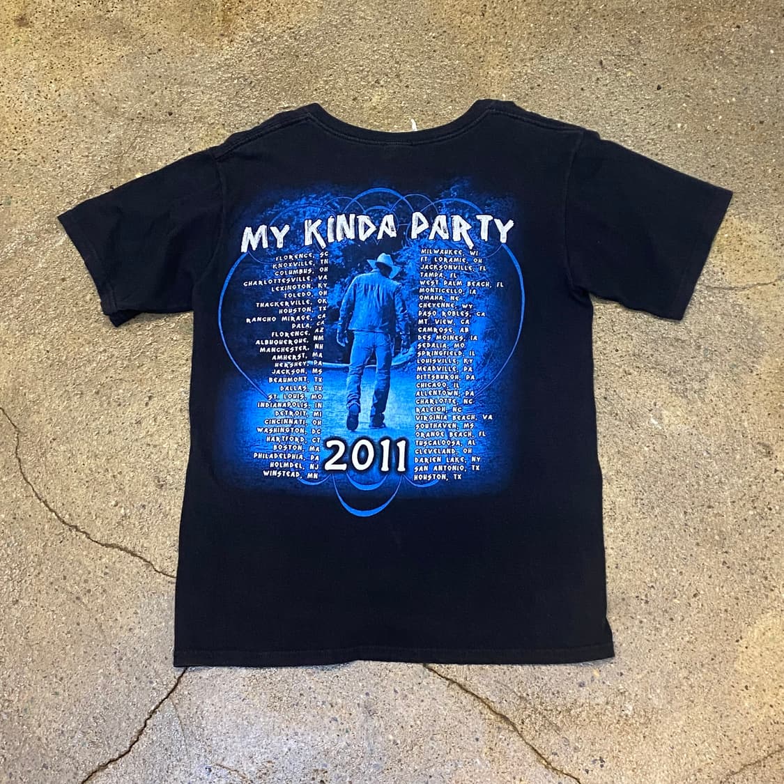 미국 빈티지 가수 제이슨 알딘 콘서트 투어티 락티셔츠 반팔티 상품이미지4