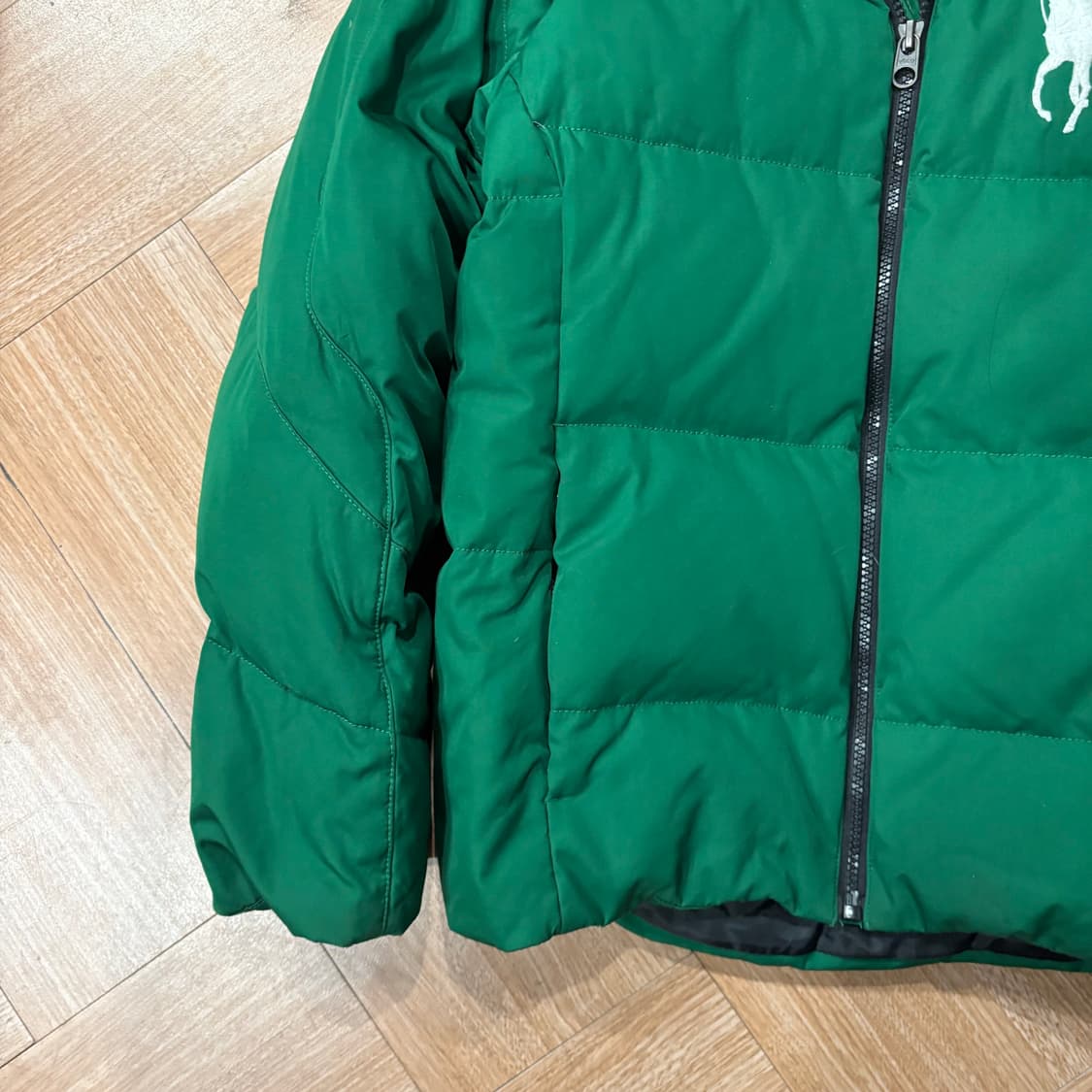 폴로 바이 랄프로렌 빅포니 딥그린 덕다운 푸퍼 자켓 상품이미지3