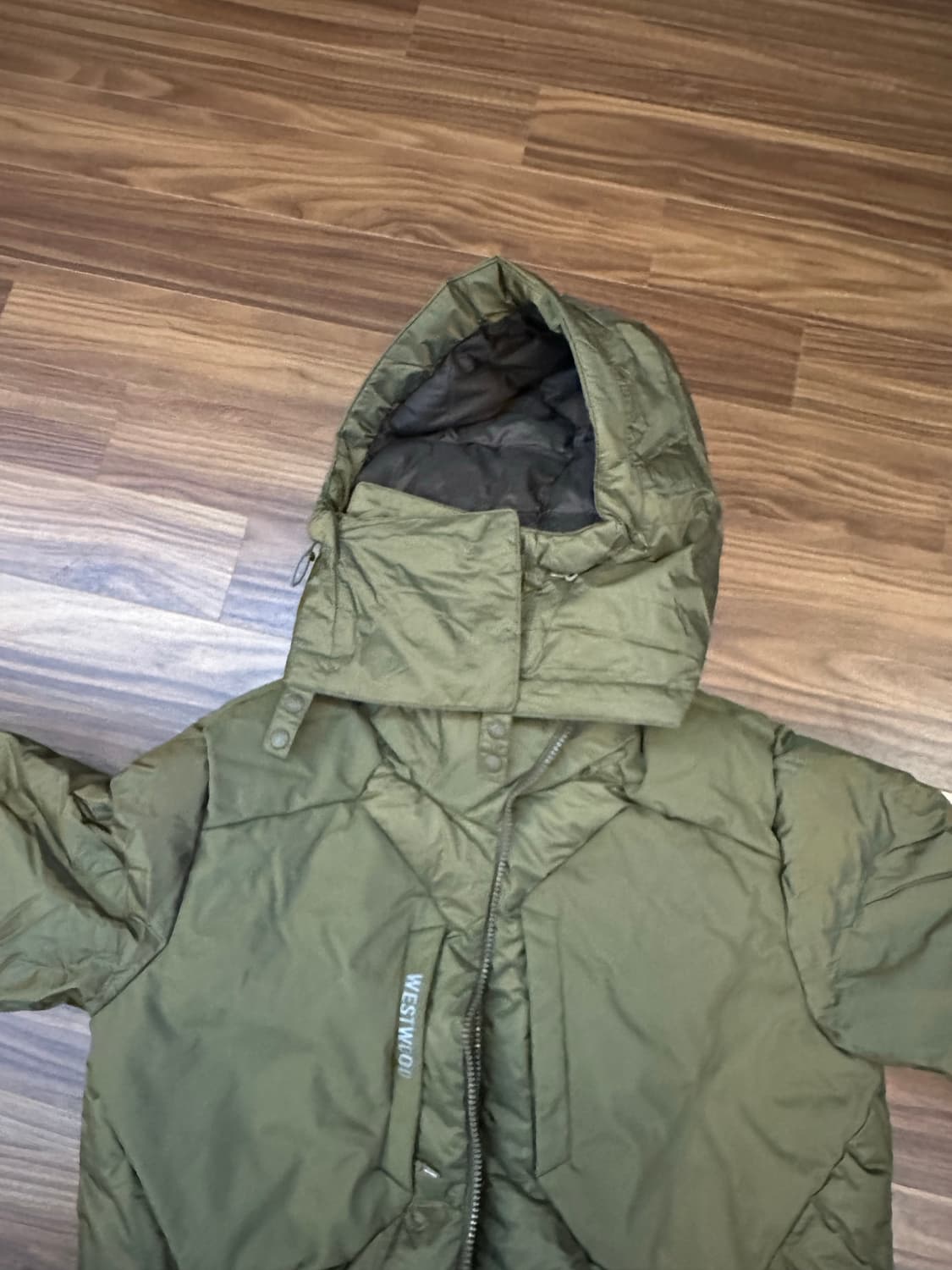 웨스트우드 남성 패딩 95 카키 상품이미지3