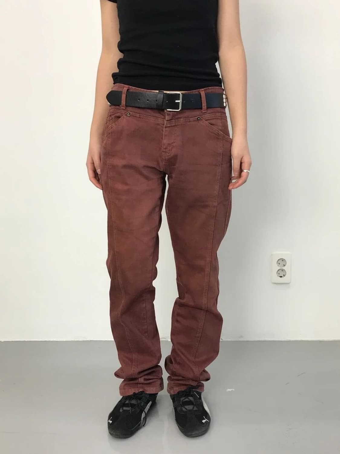 PPFM Zip Detail Cotton Pants 상품이미지2