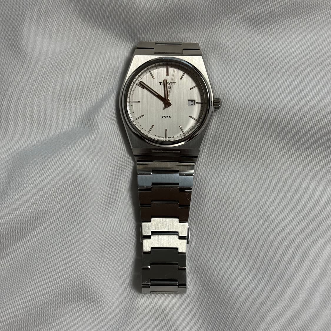 티쏘 prx 40mm 쿼츠 실버 손목시계 판매합니다 상품이미지2