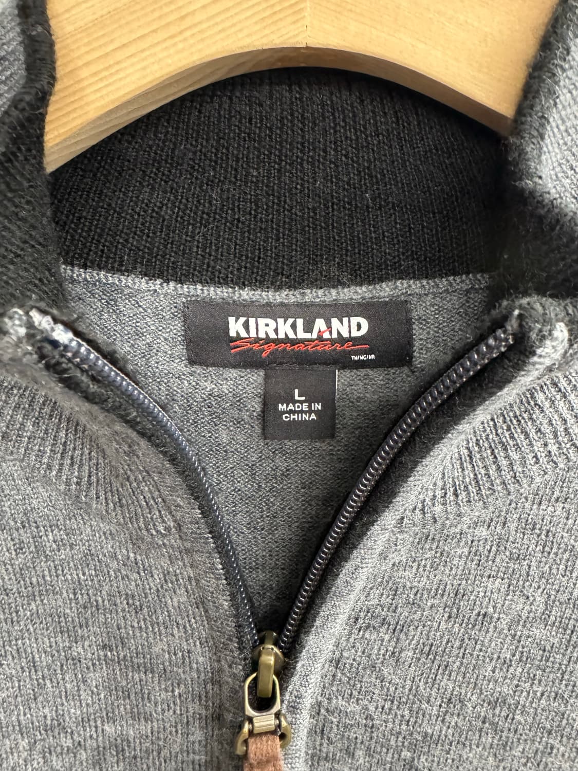 Kirkland 빈티지 하프집업 니트 상품이미지3