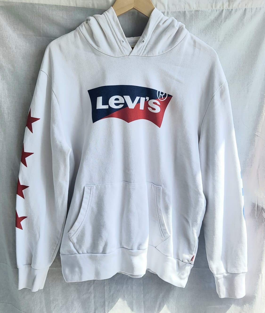 리바이스(LEVI'S) 남성용 시그니처 로고 코튼 후드 티셔츠 상품이미지1