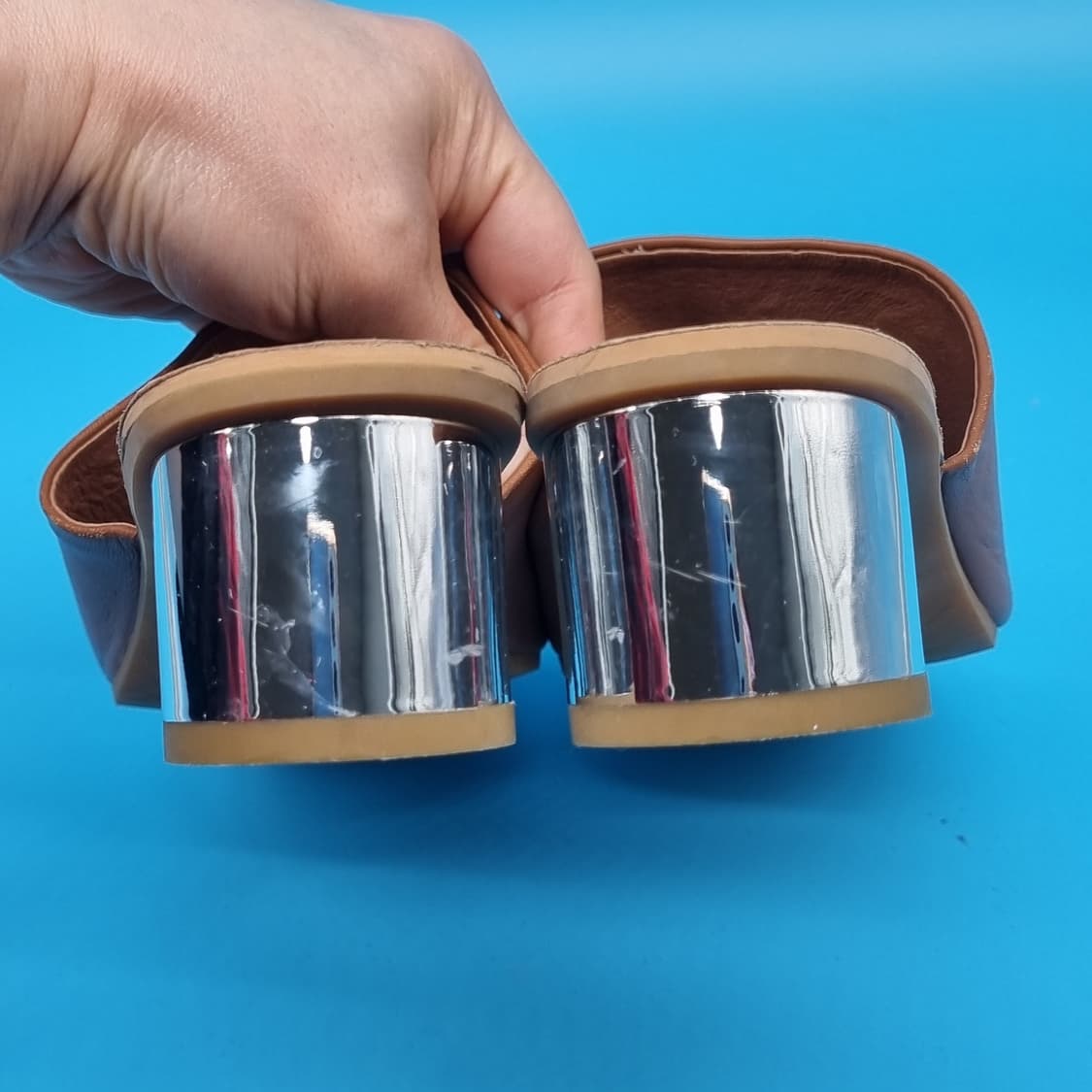 O 미소페 여성뮬 슬리퍼240 굽5  상품이미지4