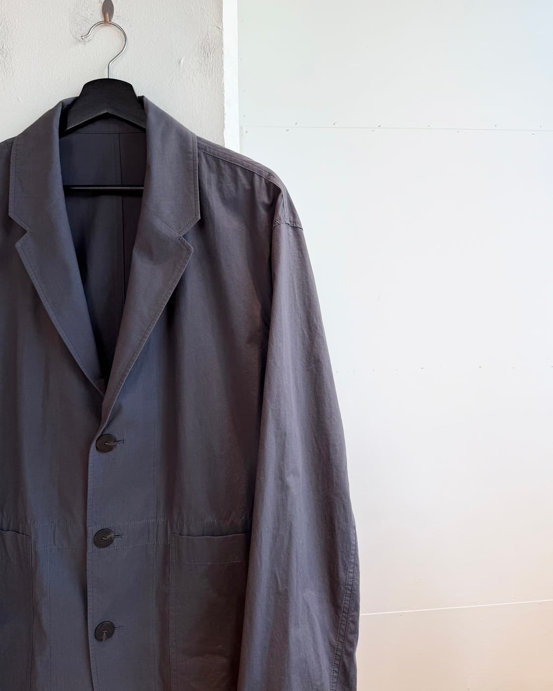 스튜디오 니콜슨 차콜 코튼 3b 블레이저 자켓  상품이미지5