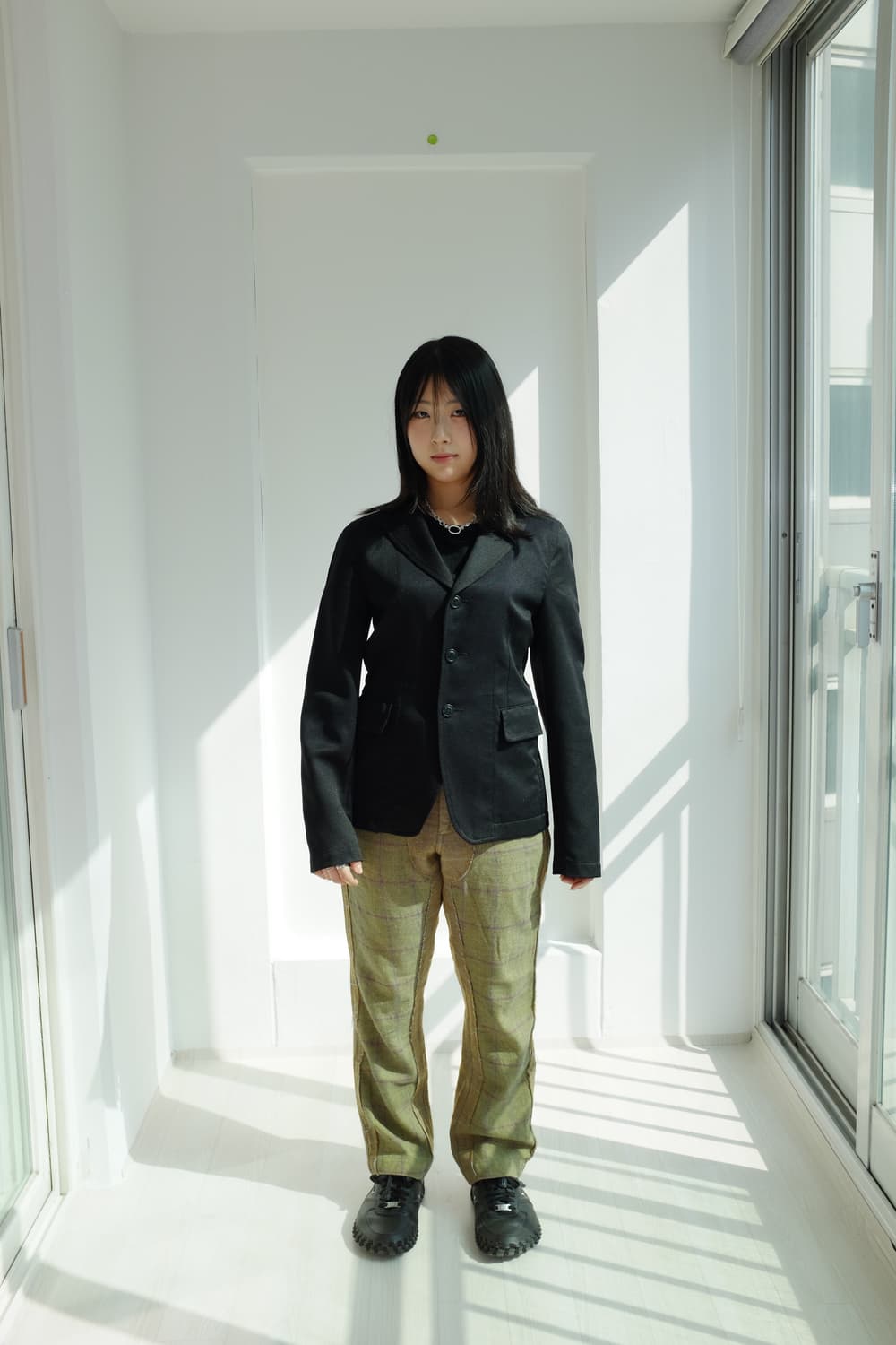 블랙 꼼데가르송 크로스 리버시블 블레이저 자켓 AD 2012 상품이미지7