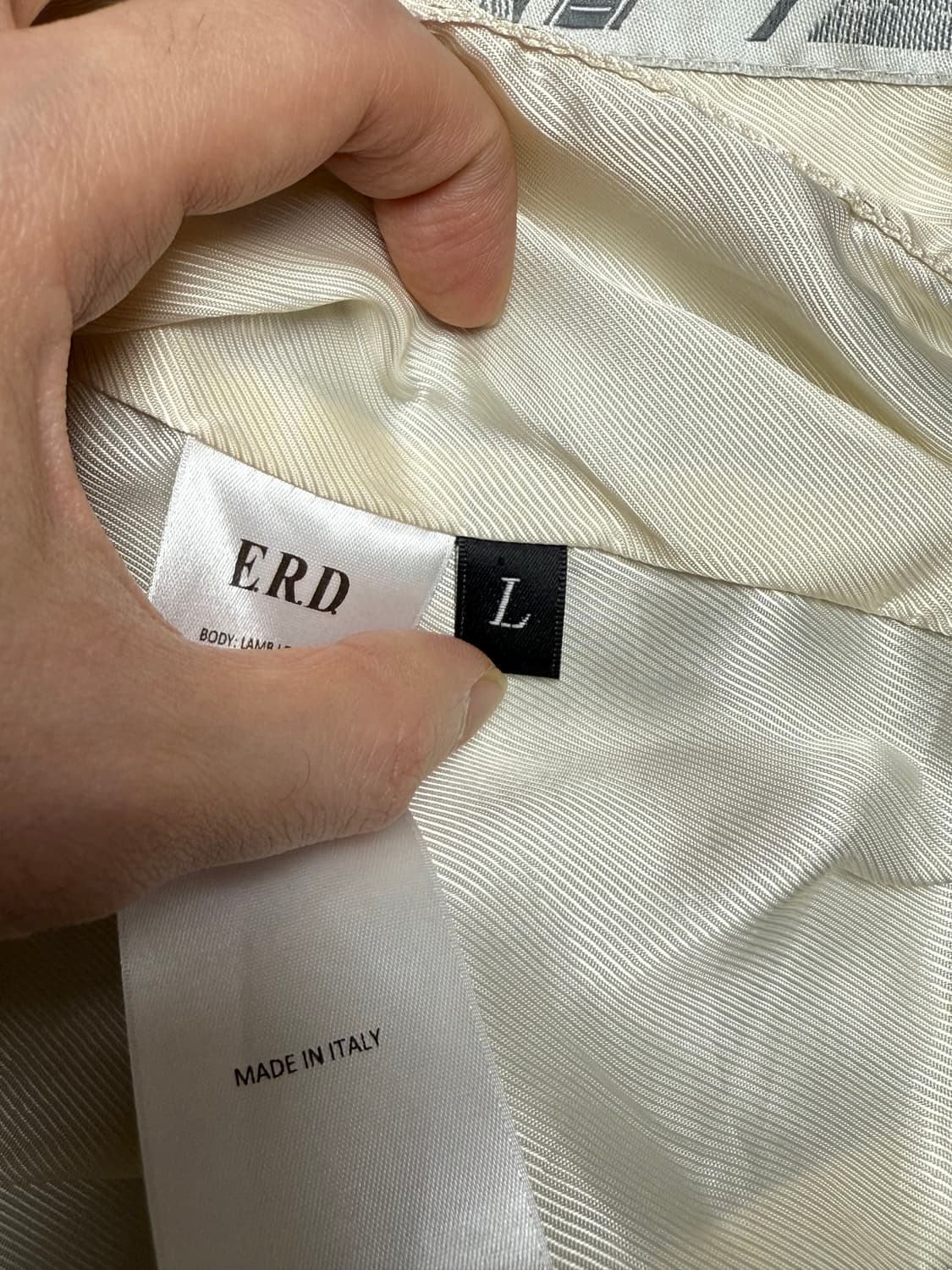 앙팡리쉬데프리메 아케인 자켓 화이트 상품이미지8