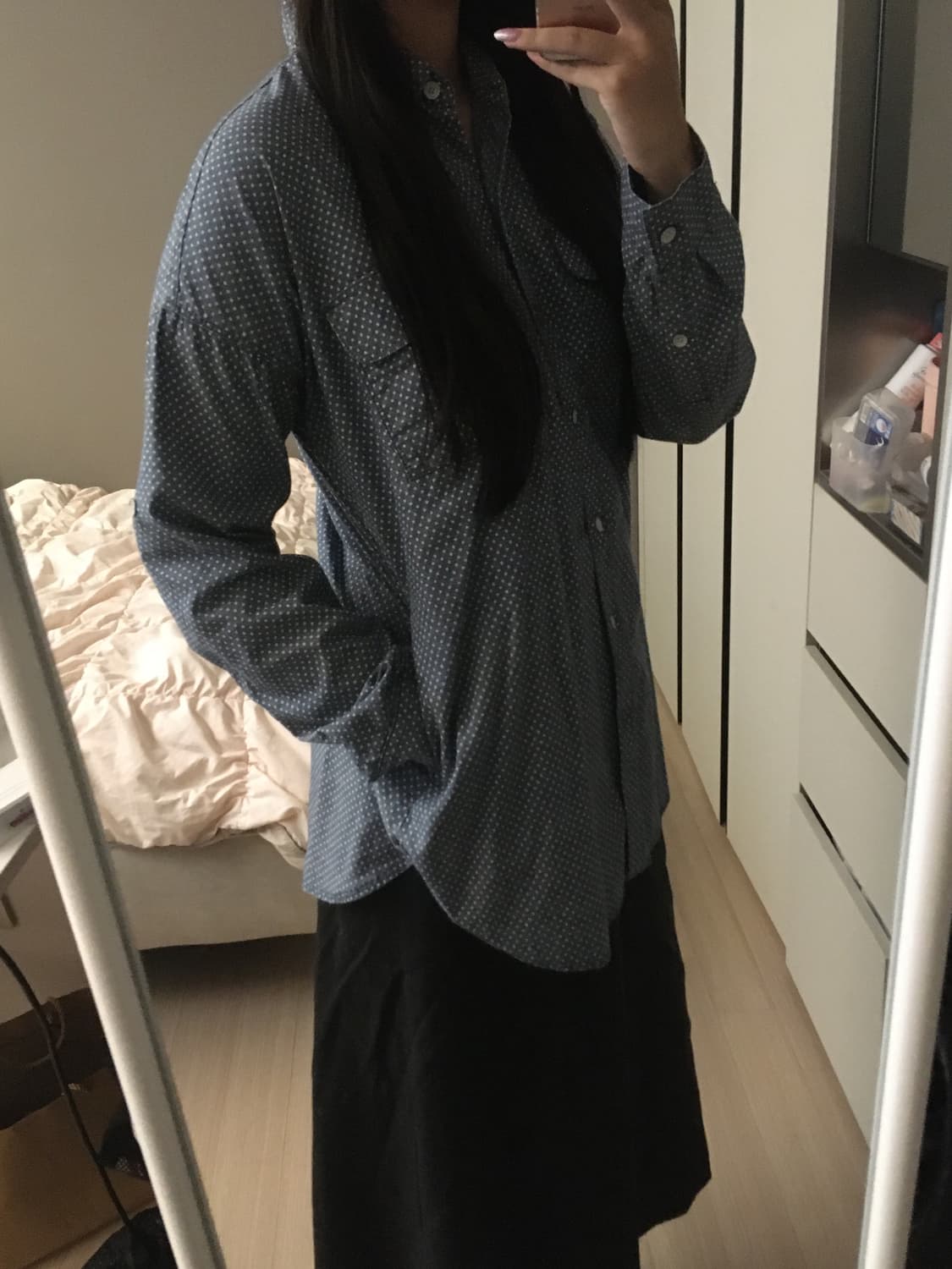 GAP 빈티지 도트 셔츠 상품이미지3