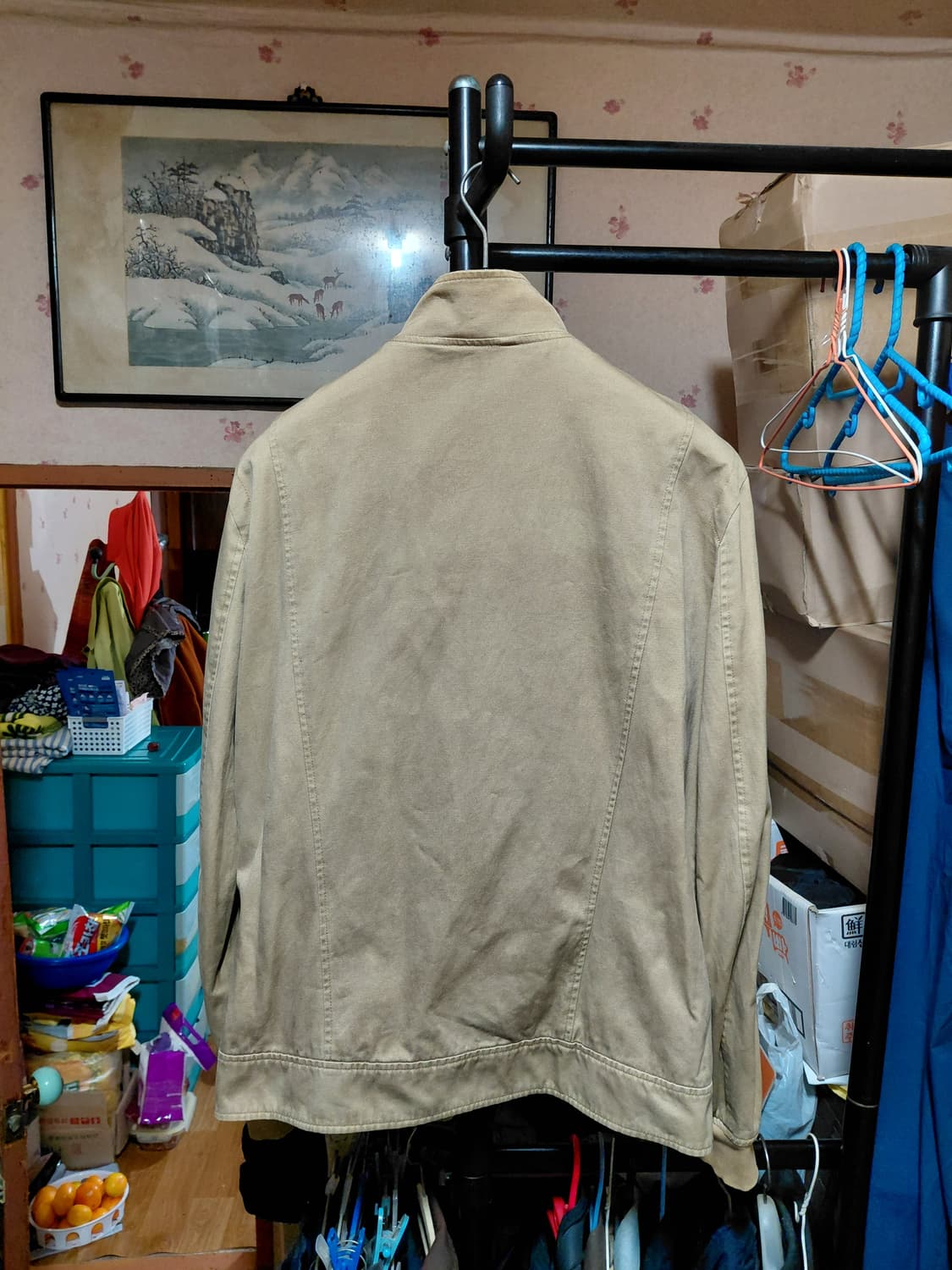 [아르마니 익스체인지]밀리터리 자켓 L(105)카키컬러  상품이미지2