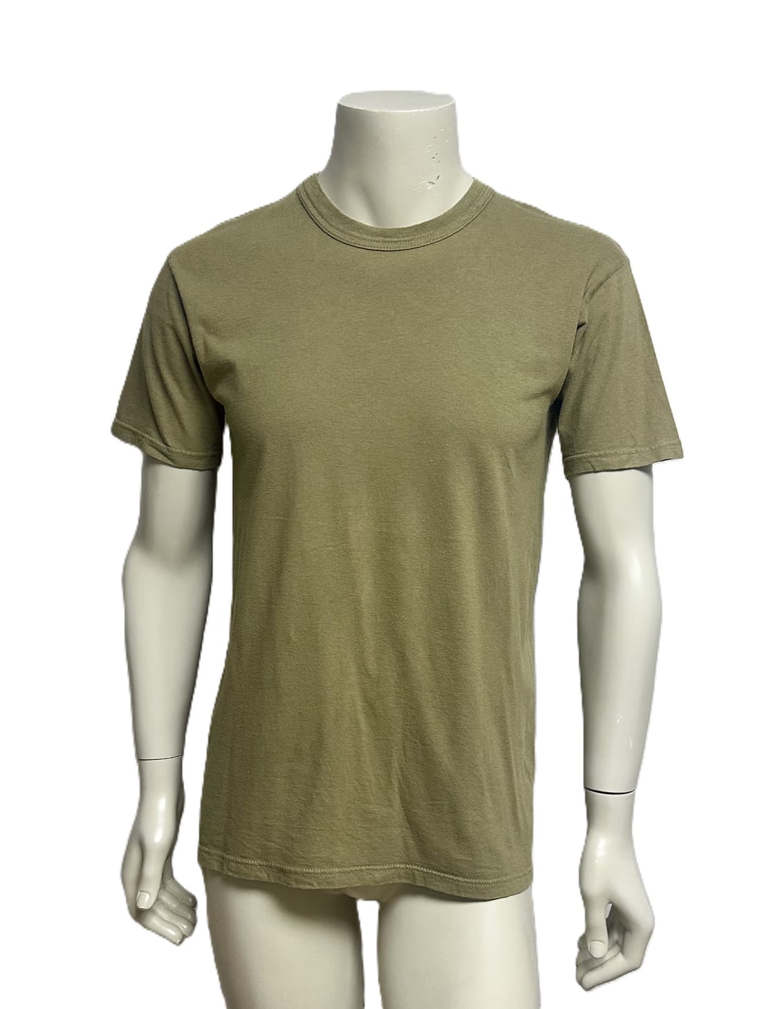 미군 카키색 라운드 반팔 티셔츠 (M) (16) (만원샵) 상품이미지1